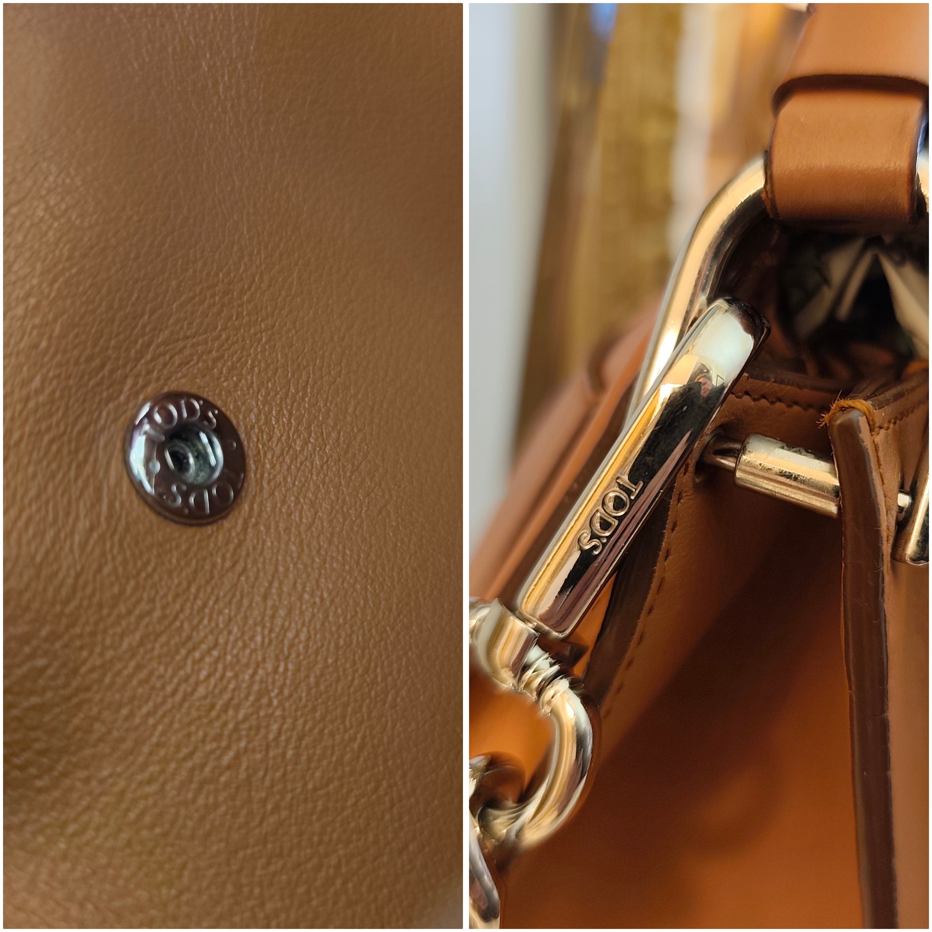 Tod's - Double T - Borsa a Spalla Pelle Cammello