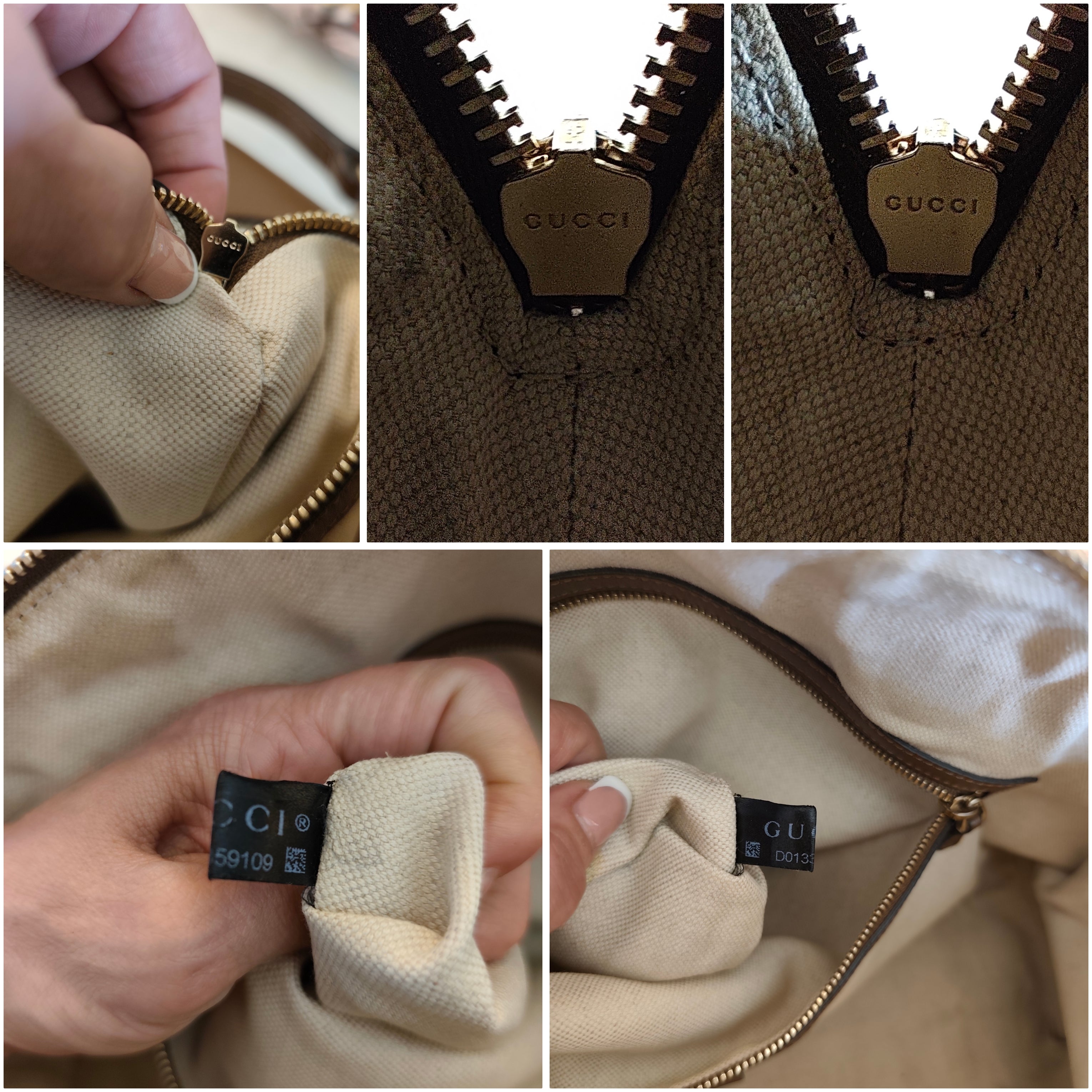 Gucci - Borsa a Spalla Dome Top Handle "GG Supreme" Beige con Tracolla