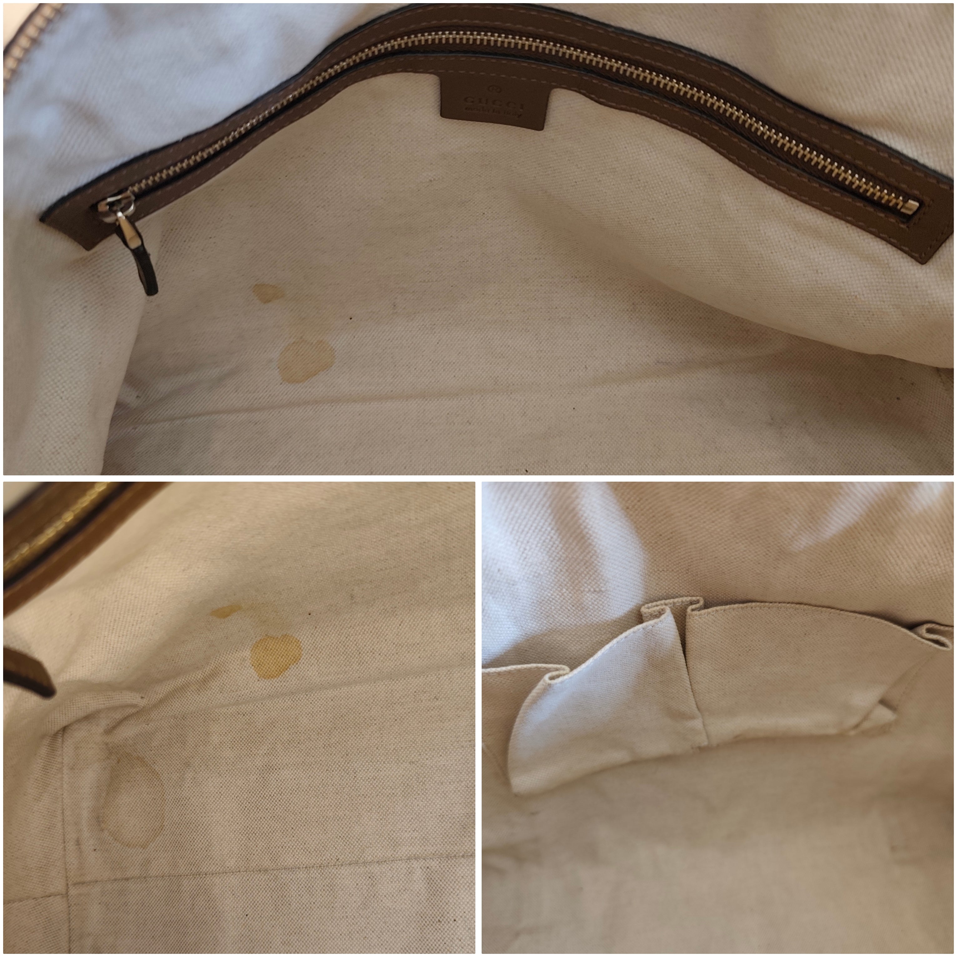 Gucci - Borsa a Spalla Dome Top Handle "GG Supreme" Beige con Tracolla