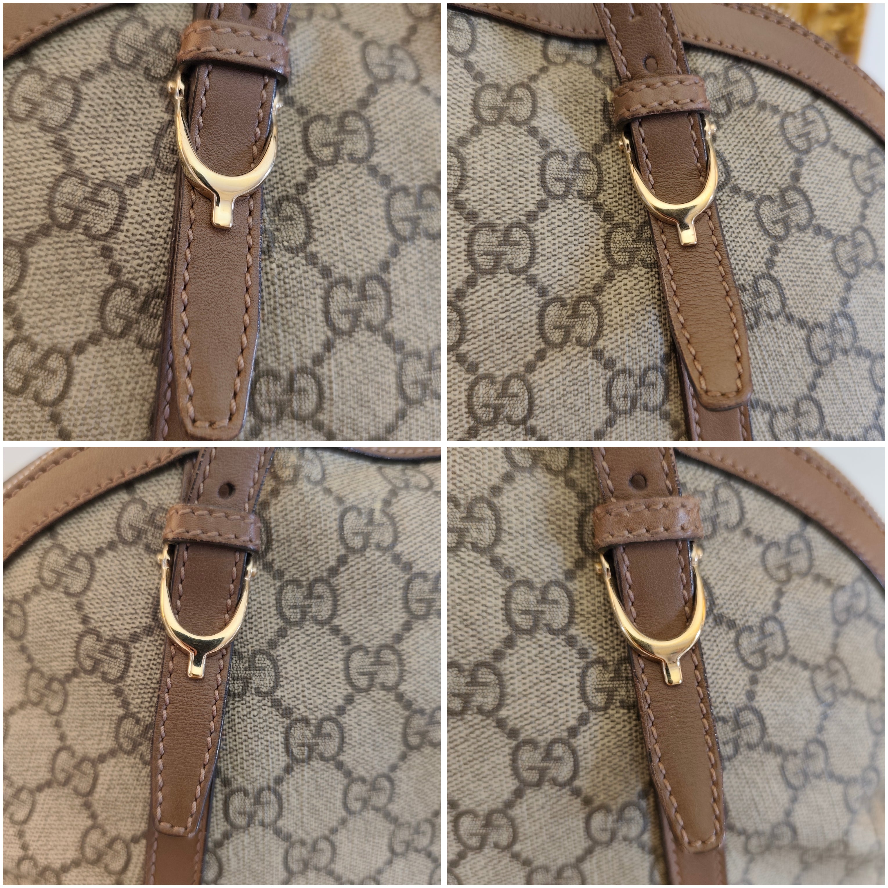 Gucci - Borsa a Spalla Dome Top Handle "GG Supreme" Beige con Tracolla