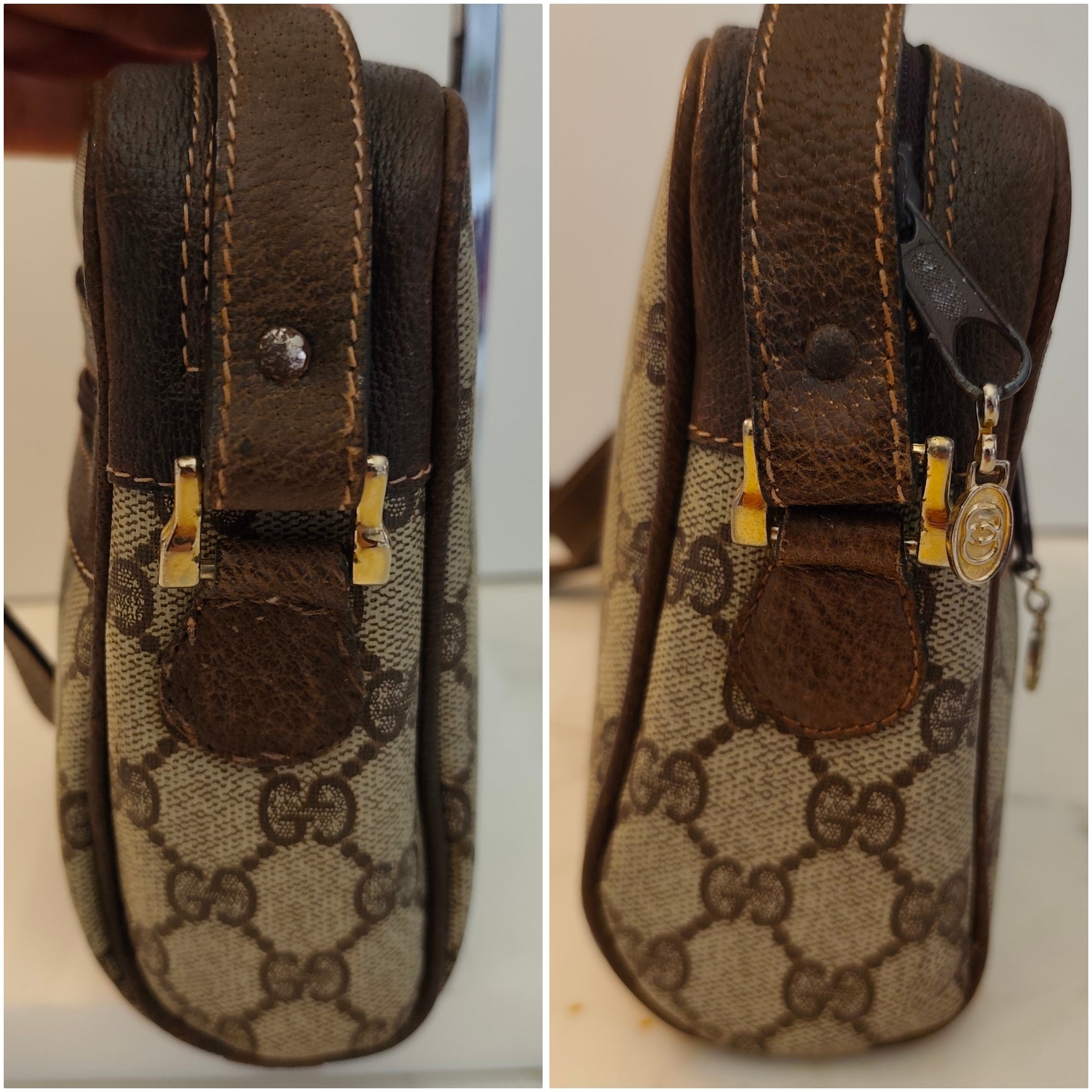 Gucci - Ophidia Camera Bag “GG Supreme” Beige Vintage