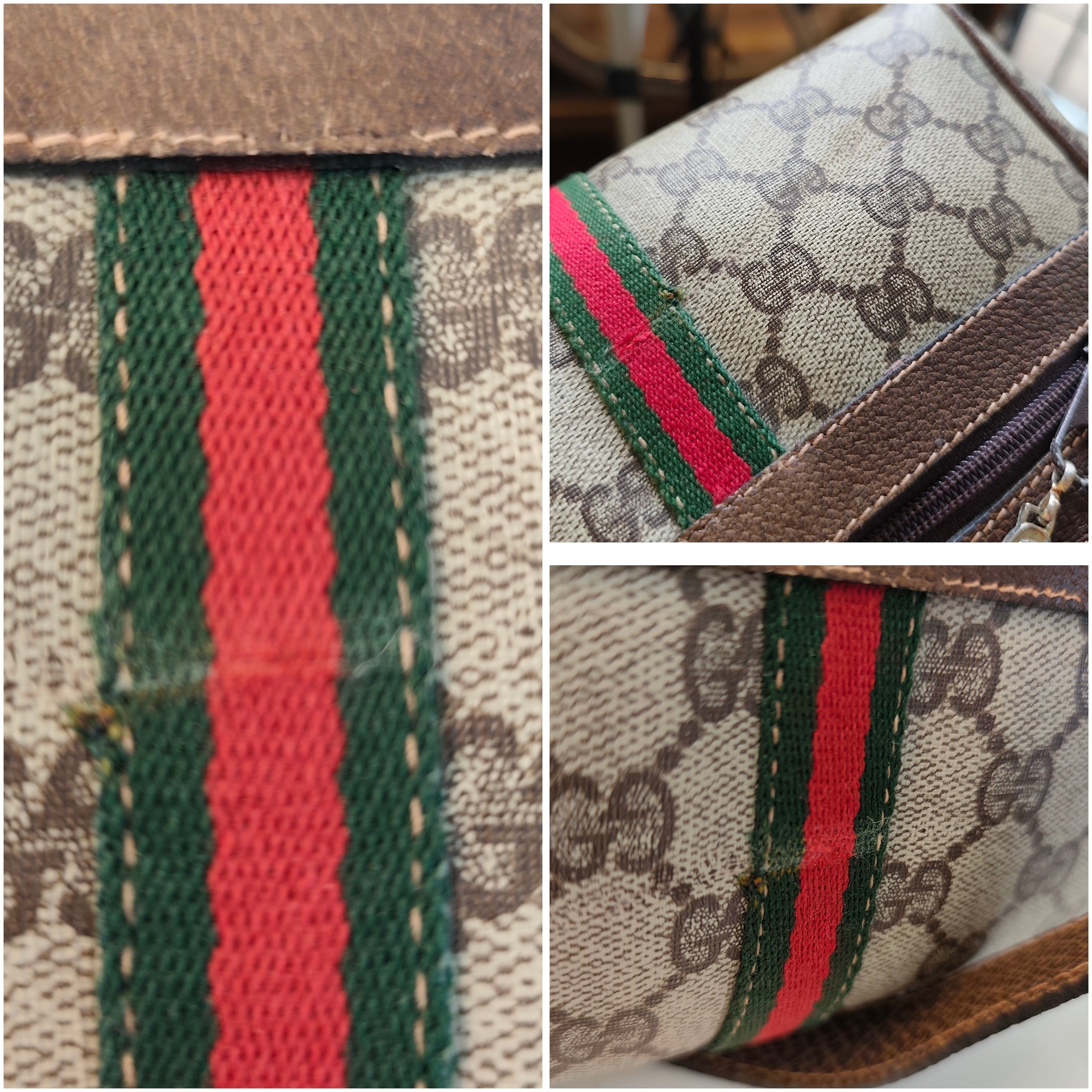 Gucci - Ophidia Camera Bag “GG Supreme” Beige Vintage