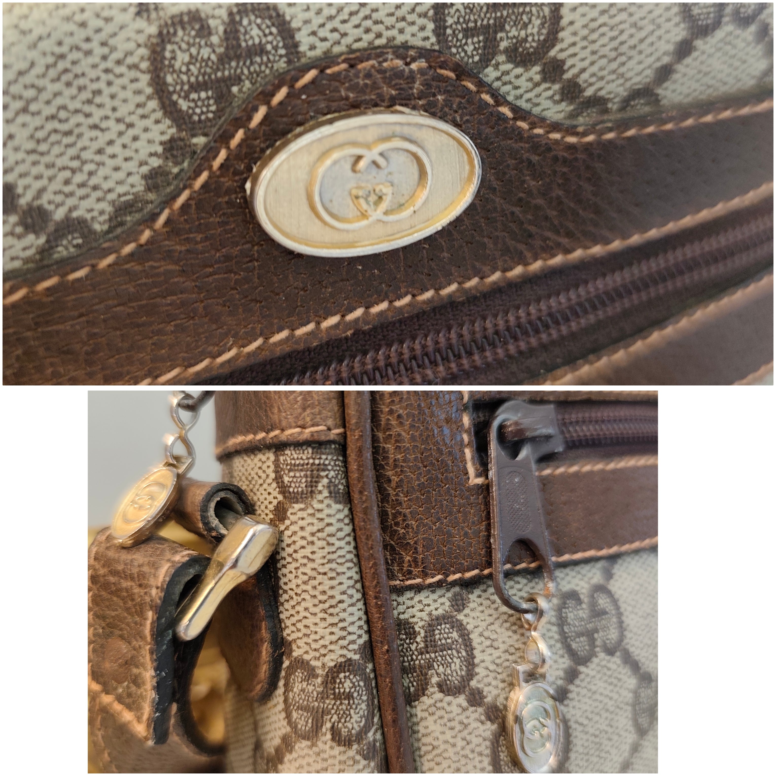 Gucci - Ophidia Camera Bag “GG Supreme” Beige Vintage