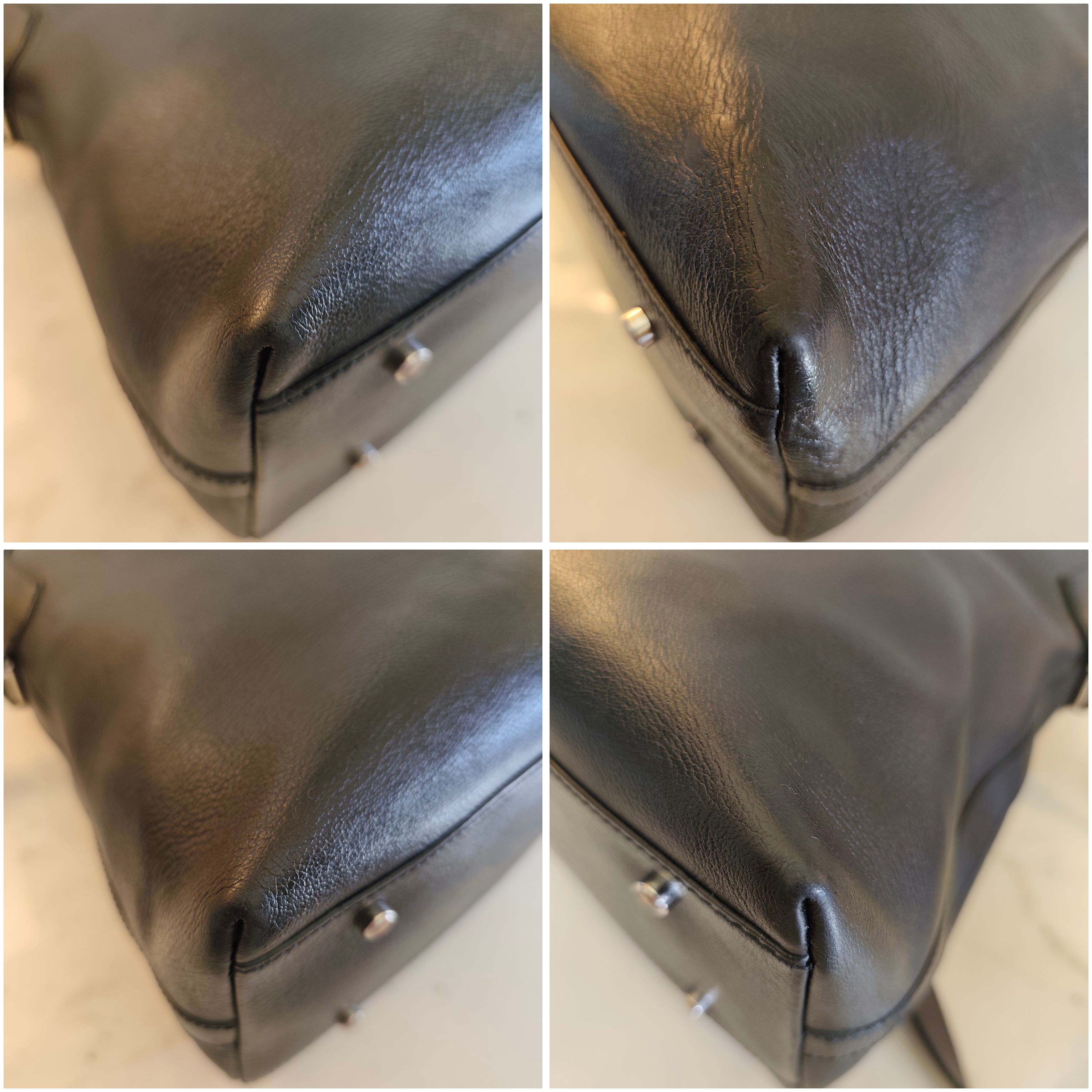 Cartier - Marcello Borsa in Pelle Nera Double Face con Tracolla