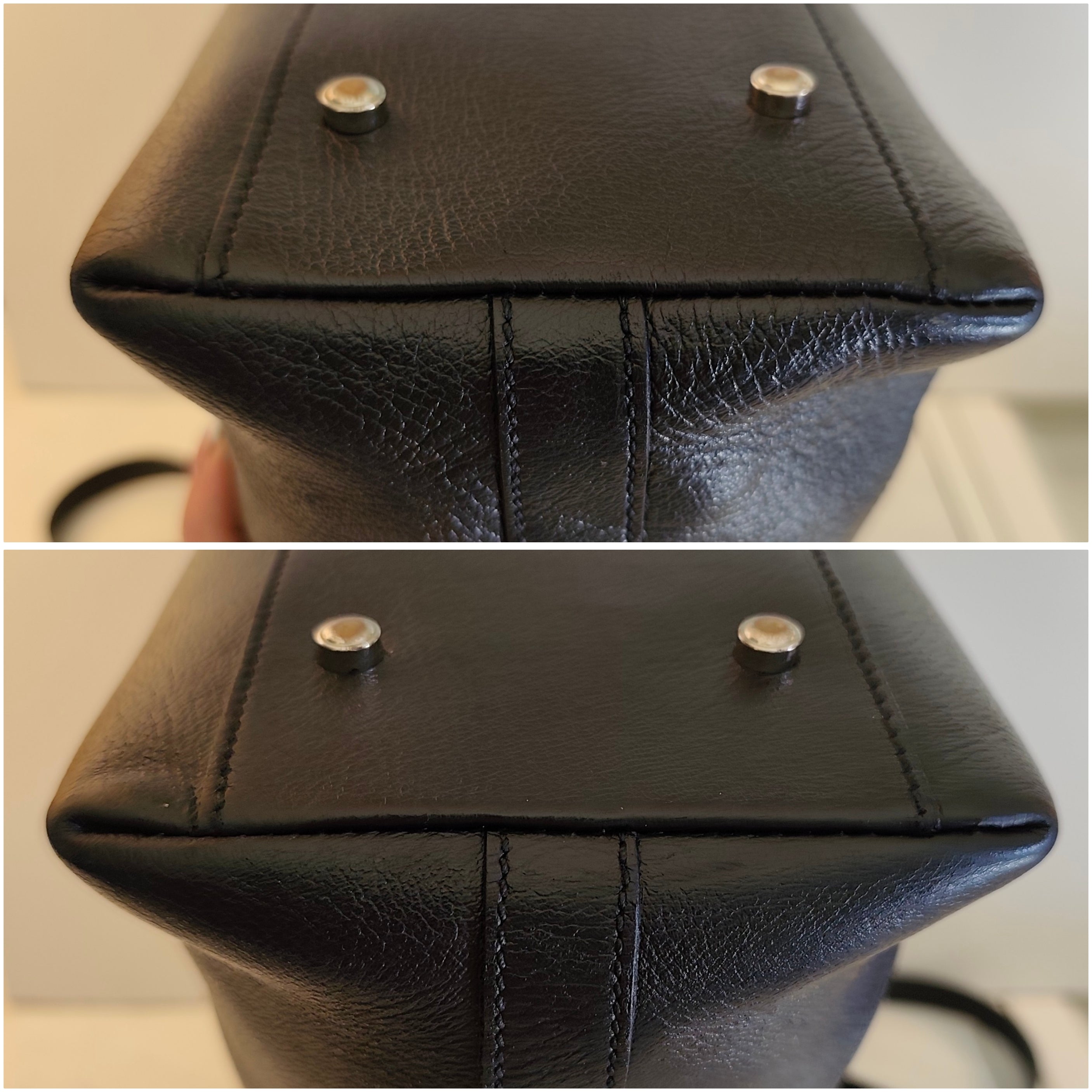 Cartier - Marcello Borsa in Pelle Nera Double Face con Tracolla