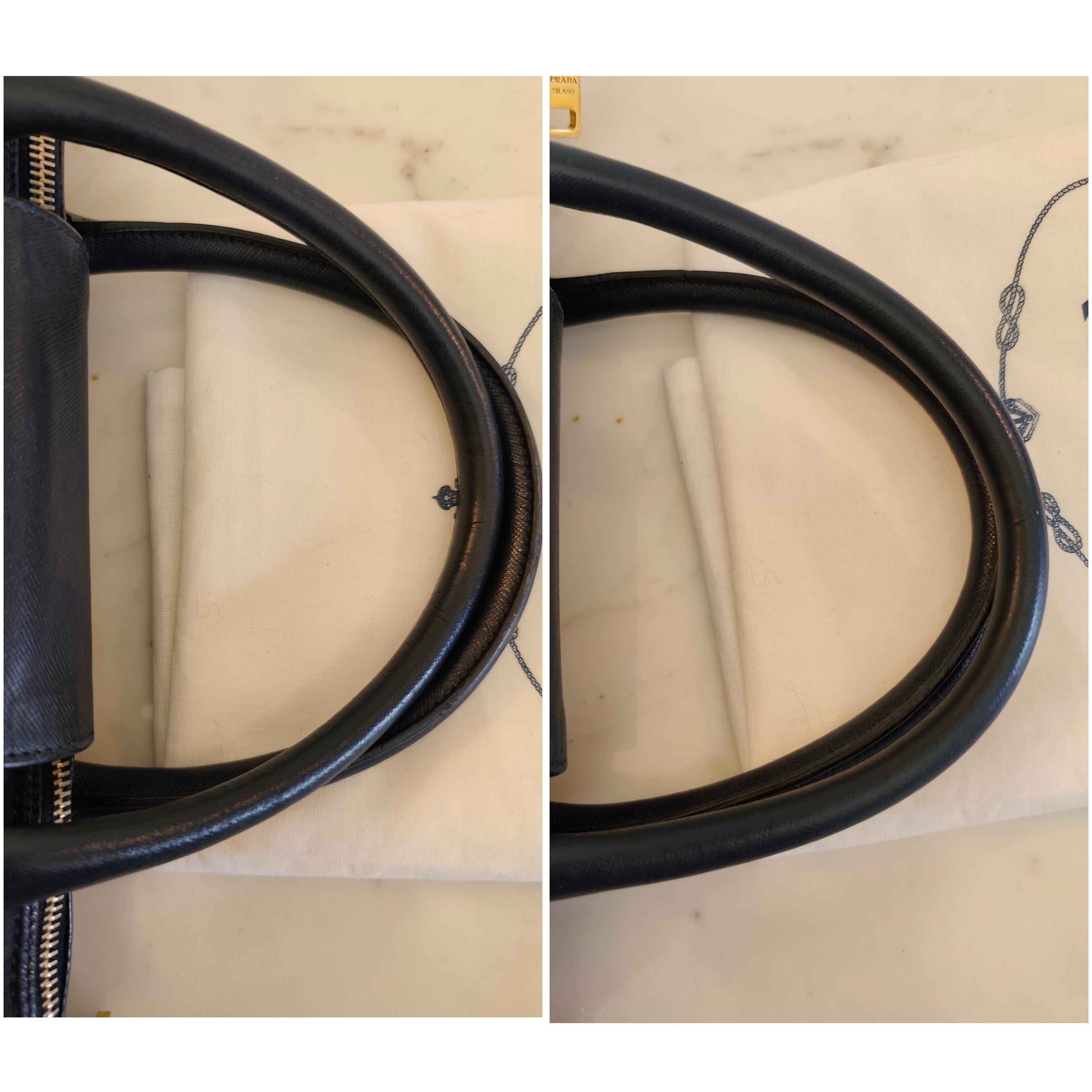 Prada - Tote Shopper con Tracolla Re-Nylon Blu Diplomatico
