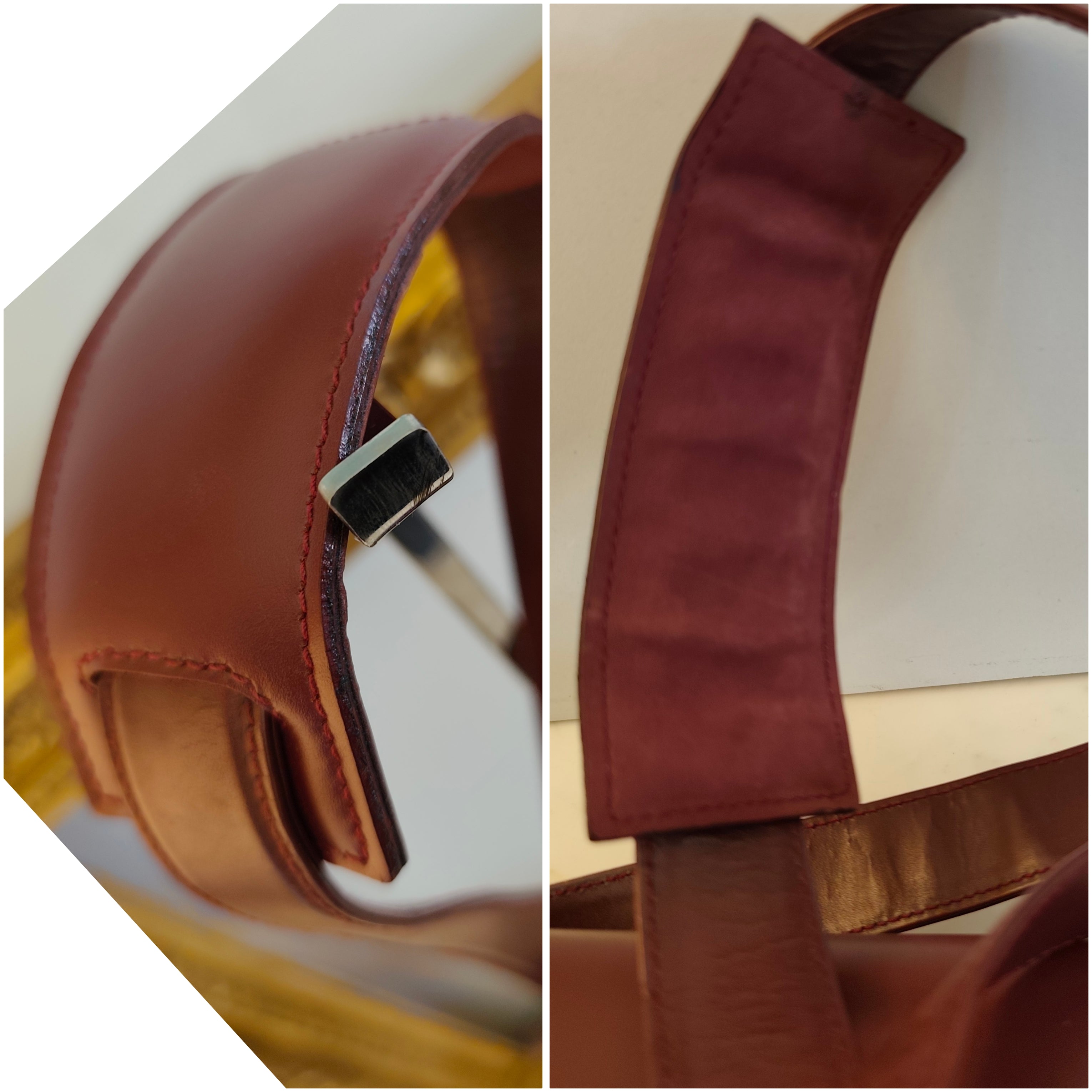 Cartier – Camera Bag Box Girello in Pelle Bordeaux